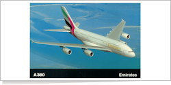 Emirates Airbus A-380-861 reg unk