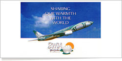 BWIA West Indies Airways Boeing B.737-800 reg unk