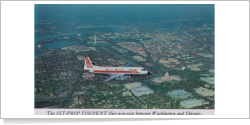 Capital Airlines Vickers Viscount 700 reg unk
