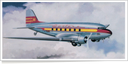 Western Airlines Douglas DC-3 reg unk
