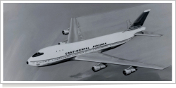 Continental Airlines Boeing B.747-100 reg unk
