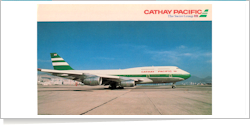 Cathay Pacific Airways Boeing B.747-367 reg unk