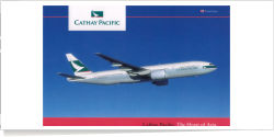 Cathay Pacific Airways Boeing B.777-267 reg unk
