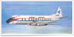 Cubana de Aviación Vickers Viscount 818 CU-T622