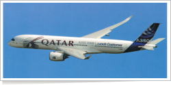 Qatar Airways Airbus A-350-941 F-WZNW