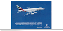 Emirates Airbus A-380-800 reg unk