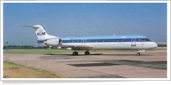 KLM Royal Dutch Airlines Fokker F-100 (F-28-0100) PH-KLH