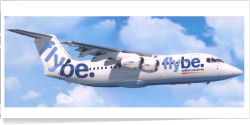 FlyBE. BAe -British Aerospace BAE 146 reg unk
