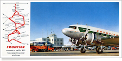 Frontier Airlines Douglas DC-3 (C-47A-DL) N57985