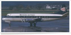 British Airways Vickers Viscount 802 G-AOJD