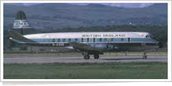 British Midland Airways Vickers Viscount 813 G-AZNC