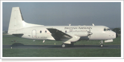 British Airways Hawker Siddeley HS 748-378 G-HDBD
