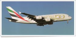 Emirates Airbus A-380-842 A6-EVG