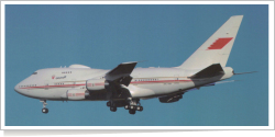 Bahrain Royal Flight Boeing B.747SP-Z5 A9C-HAK