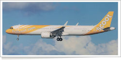 Scoot Airbus A-321-271NX 9V-NCD