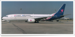 Myway Airlines Boeing B.737-8AL 4L-MWA