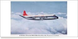 Hunting-Clan Air Services Vickers Viscount 833 reg unk