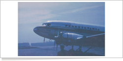 Pennsylvania Central Airlines Douglas DC-3 reg unk