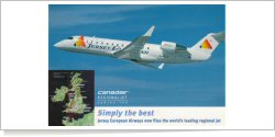 Jersey European Airways Bombardier / Canadair CRJ-200 reg unk