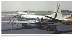 United Air Lines Vickers Viscount 745D N7449