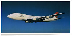 JAL Boeing B.747 reg unk