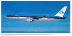 KLM Royal Dutch Airlines Boeing B.767-300 reg unk