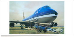 KLM Royal Dutch Airlines Boeing B.747-200 reg unk