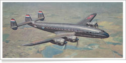 KLM Royal Dutch Airlines Lockheed Constellation reg unk