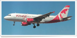 Rouge Airbus A-319-114 C-GBIJ