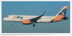 HiSky Europe Airbus A-320-232 YR-BEE