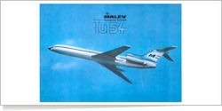 Malév Tupolev Tu-154 reg unk