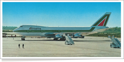 Alitalia Boeing B.747 reg unk