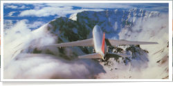 Northwest Orient Airlines Boeing B.747 reg unk