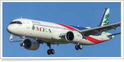 MEA Airbus A-321-271NX T7-ME3