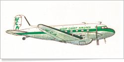 West Coast Airlines Douglas DC-3 (Turbo DC-3) reg unk