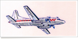 Western Airlines Convair CV-240 reg unk