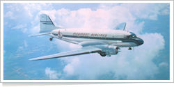 Piedmont Airlines Douglas DC-3 reg unk