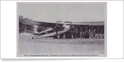 PRT Air Service Fokker F-VII reg unk