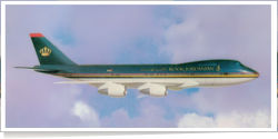Royal Jordanian Airlines Boeing B.747-2D3B reg unk