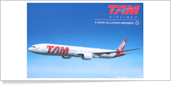 TAM Airlines Boeing B.777-32W [ER] reg unk