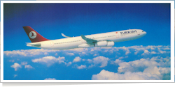 THY Turkish Airlines Airbus A-340-300 reg unk