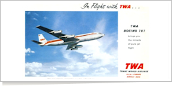 Trans World Airlines Boeing B.707 reg unk
