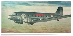 United Air Lines Douglas DC-3 reg unk