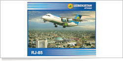Uzbekistan Airways BAe -British Aerospace Avro RJ85 UK-80003