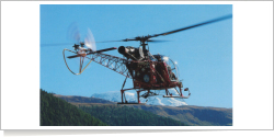 Air Zermatt Aerospatiale Helicopter Corporation SA315B Lama HB-XII