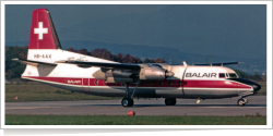Balair Fokker F-27-400 HB-AAX