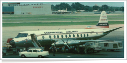 Continental Airlines Vickers Viscount 812 N252V