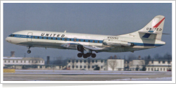 United Air Lines Sud Aviation / Aerospatiale SE-210 Caravelle 6R N1005U