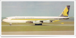 Singapore Airlines Boeing B.707-300 reg unk