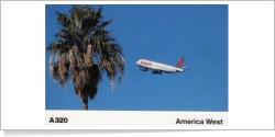 America West Airlines Airbus A-320-200 REG UNK